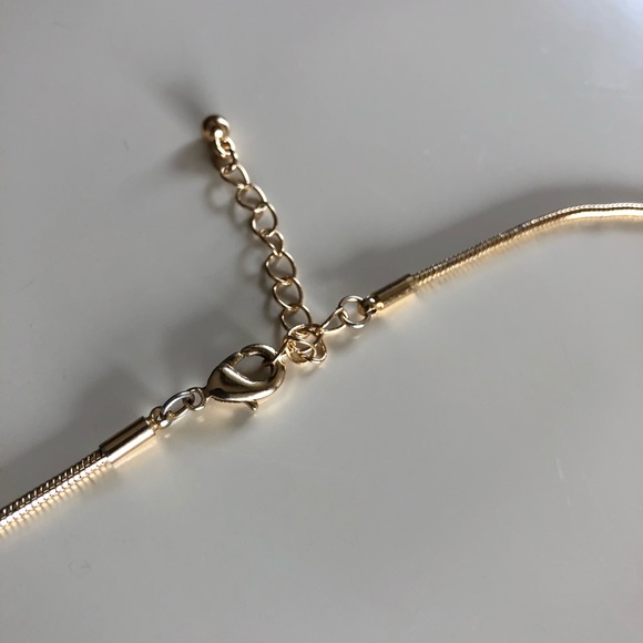 AYSE Long Gold Chain Circle Necklace NWT - Picture 4 of 7